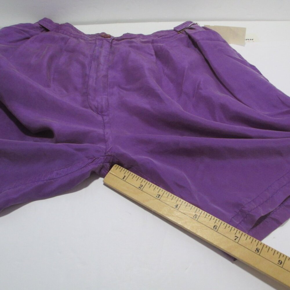 NOS Carol Horn High Waisted SILK Shorts Lot 3 Size Medium NWT RARE - Picture 12 of 14